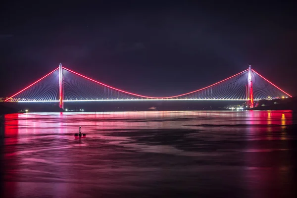 Tredje Bron Yavuz Sultan Selim Bridge — Stockfoto