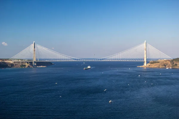 Istanbul Turkey 2016 Február Yavuz Szultán Szelim Híd Harmadik Híd — Stock Fotó