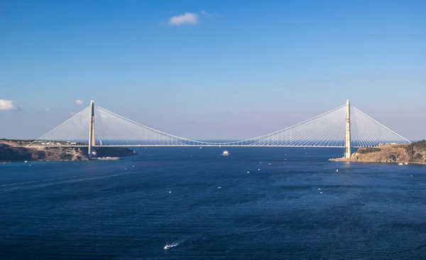 Стамбул Туркей Февраля 2016 Года Мост Явуз Султан Селим Третий — стоковое фото