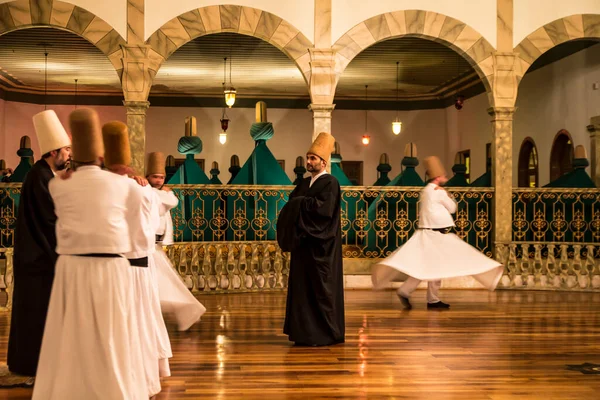 Semazen Eller Whirling Dervishes Konya Sufi Virvlande Dervish Semazen Dansar — Stockfoto