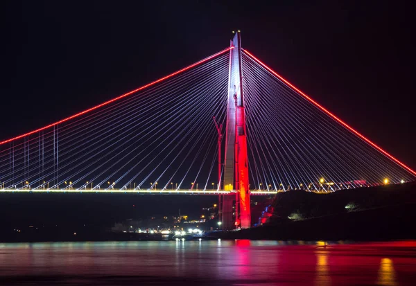 Terceira Ponte Yavuz Sultan Selim Bridge — Fotografia de Stock