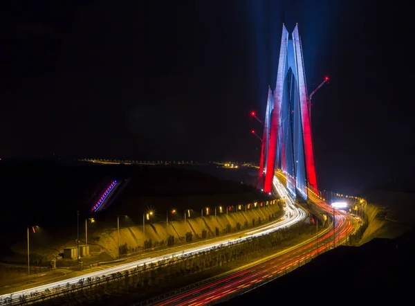 Третий Мост Мост Явуз Султан Селим — стоковое фото