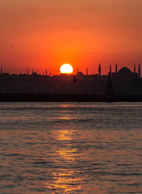 Sunset kadikoy istanbul, Turkey