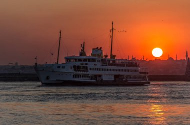 Sunset kadikoy istanbul, Turkey