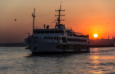 Sunset kadikoy istanbul, Turkey