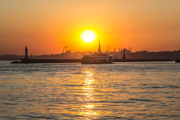 Sunset Kadikoy Istanbul Γαλοπούλα — Φωτογραφία Αρχείου