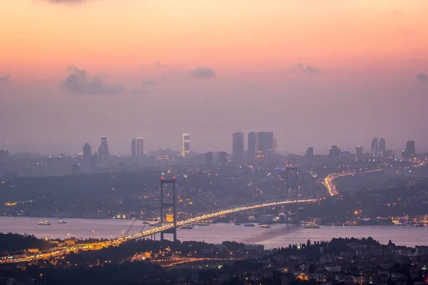 Turchia Rinominò Ponte Del Bosforo Luglio Ponte Dei Martiri Temmuz — Foto Stock