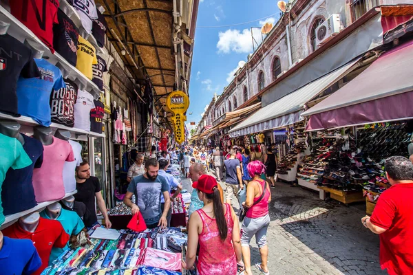 Istanbul Turkey August 2016 Grand Bazaar Istanbul Unidentified People One — Stock Photo, Image