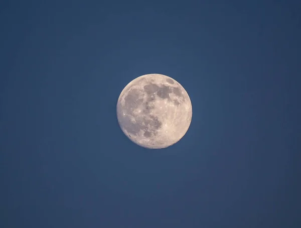 beautiful full moon on sky on background