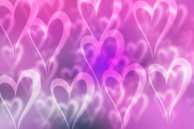 Aşk kalpleri arka planda, kapat