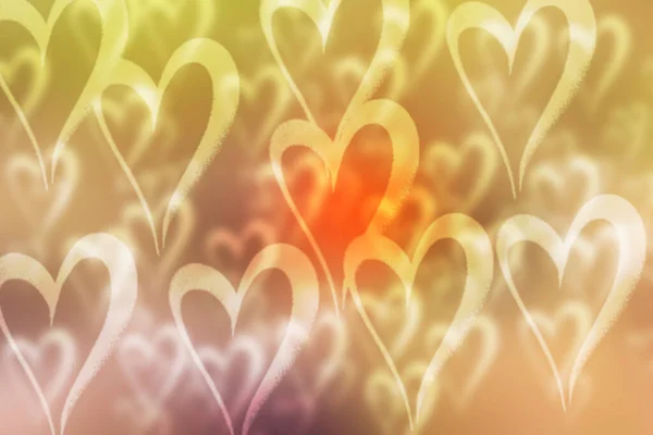 Love Hearts Background Close — Stock Photo, Image