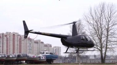 Helikopter havalanıyor. Helikopter Tur Kalkıyor.