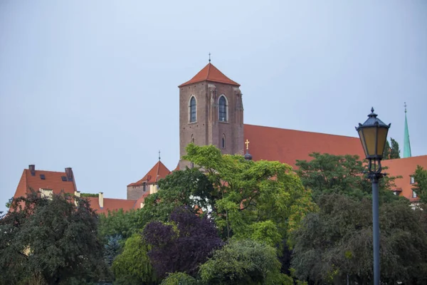 Prvky Architektury Krásných Starých Budov Wroclaw Polsko — Stock fotografie