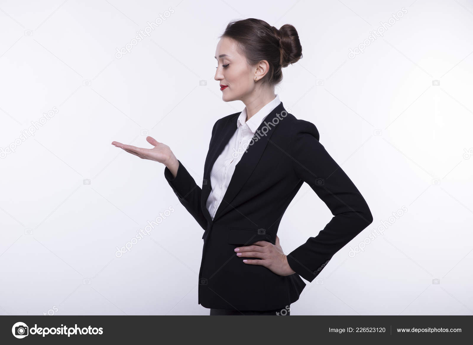 dark business suit