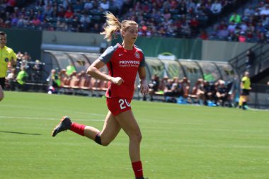 ABD, Oregon, Portland - 15 Nisan 2018: kadın futbol oyunu Providence Park