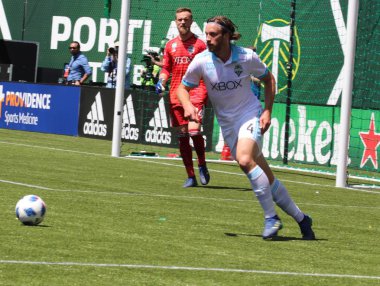 ABD, Oregon, Portland - 16 Nisan 2018: futbol maçı Providence Park