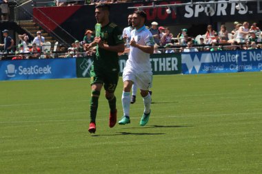 ABD, Oregon, Portland - 16 Nisan 2018: futbol maçı Providence Park
