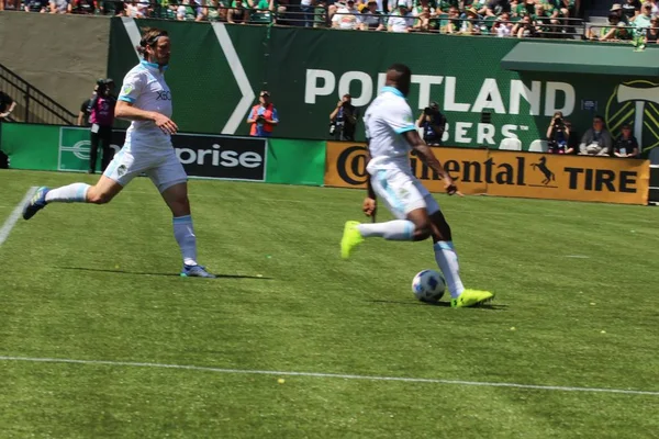 Usa Oregon Portland Abril 2018 Partido Fútbol Providence Park — Foto de Stock