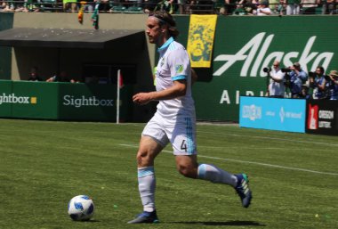 ABD, Oregon, Portland - 16 Nisan 2018: futbol maçı Providence Park