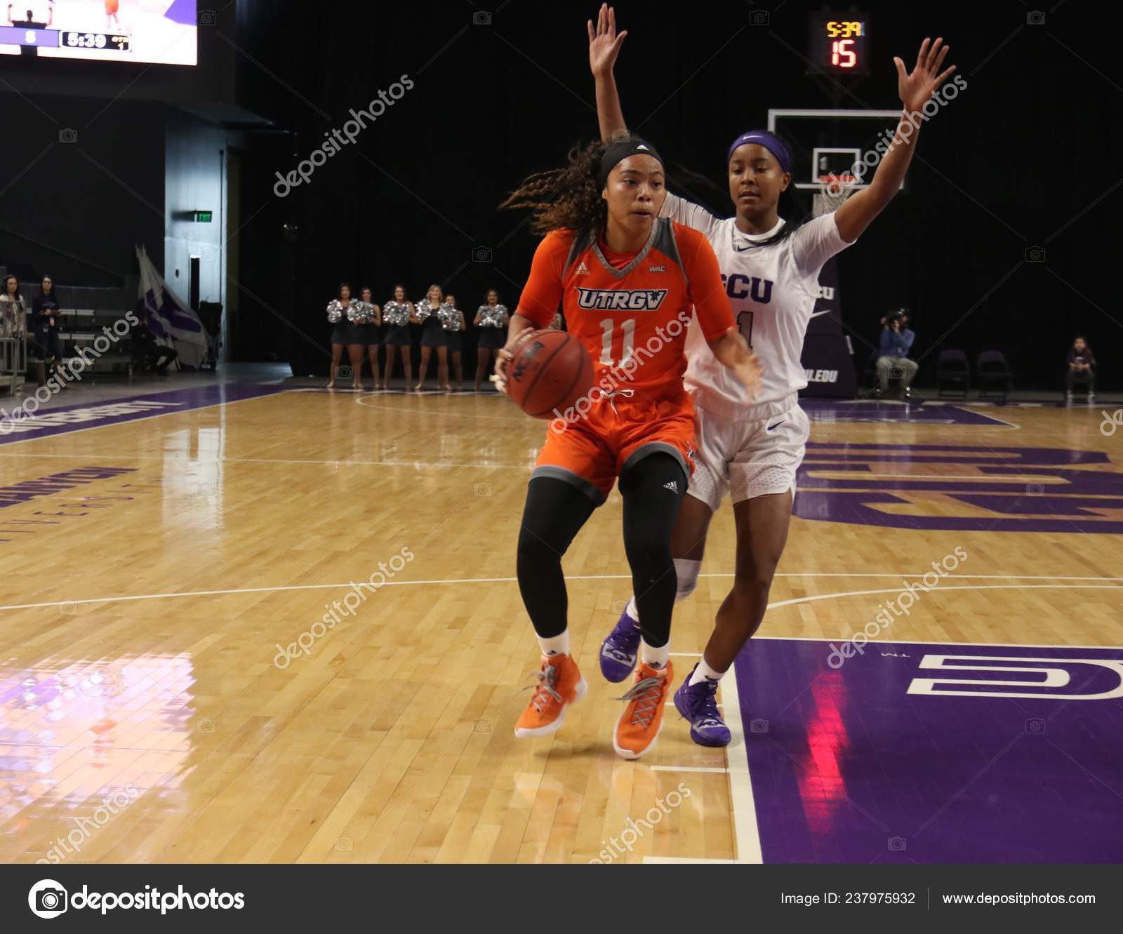 Jogo Basquete Universidade Texas Rio Grande Valley Vaqueros Gcu Arena —  Fotografia de Stock Editorial © galecophoto #237975932