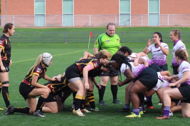 Kadınlar rugby maç, Grand Canyon Üniversitesi Lopes vs Arizona Devlet Üniversitesi Sun Devils Phoenix, Arizona Gcu Stadyumu'nda / ABD Şubat 2,2019