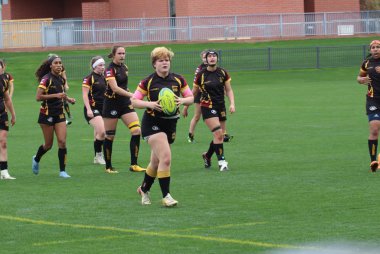 Kadınlar rugby maç, Grand Canyon Üniversitesi Lopes vs Arizona Devlet Üniversitesi Sun Devils Phoenix, Arizona Gcu Stadyumu'nda / ABD Şubat 2,2019