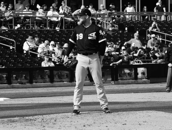 Aaron Bummer Džbán Pro Chicago White Sox Peoria Sportovním Komplexu — Stock fotografie