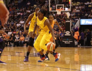 Los Angeles Sparks at Talking Stick Resort Arena in Phoenix, AZ/USA June 14,2019. clipart