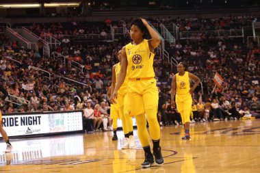 Los Angeles Sparks at Talking Stick Resort Arena in Phoenix, AZ/USA June 14,2019. clipart