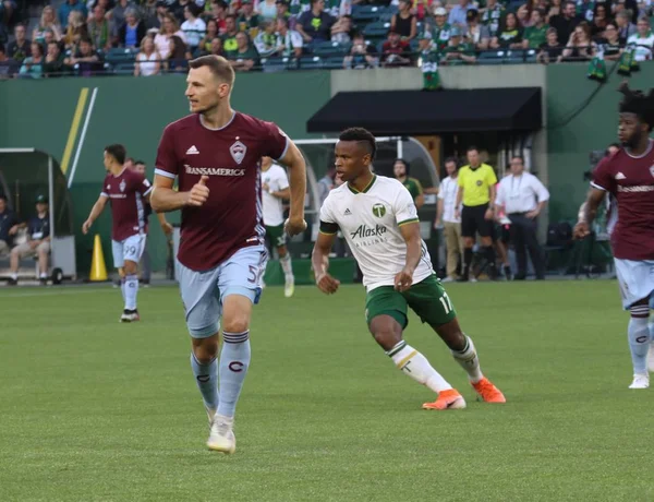 Portland, Oregon, 13 Temmuz 2019: Portland Timbers ve Colorado Rapids maçı, Portland Providence Park
