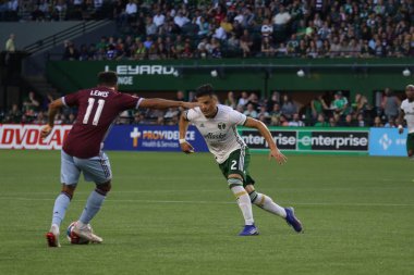 Portland, Oregon, 13 Temmuz 2019: Portland Timbers ve Colorado Rapids maçı, Portland Providence Park