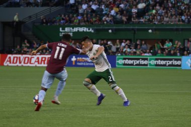 Portland, Oregon, 13 Temmuz 2019: Portland Timbers ve Colorado Rapids maçı, Portland Providence Park