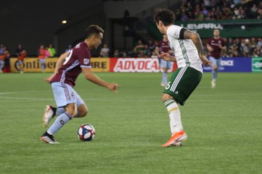 Portland, Oregon, 13 Temmuz 2019: Portland Timbers ve Colorado Rapids maçı, Portland Providence Park