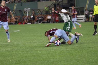 Portland, Oregon, 13 Temmuz 2019: Portland Timbers ve Colorado Rapids maçı, Portland Providence Park