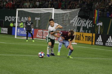 Portland, Oregon, 13 Temmuz 2019: Portland Timbers ve Colorado Rapids maçı, Portland Providence Park