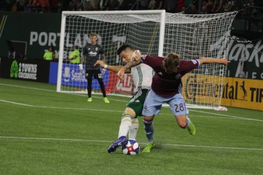 Portland, Oregon, 13 Temmuz 2019: Portland Timbers ve Colorado Rapids maçı, Portland Providence Park