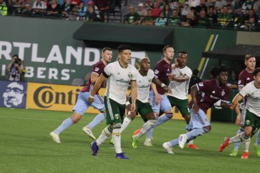 Portland, Oregon, 13 Temmuz 2019: Portland Timbers ve Colorado Rapids maçı, Portland Providence Park
