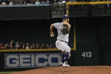 Phoenix, Arizona, ABD'deki Chase Field'da beyzbol maçı.