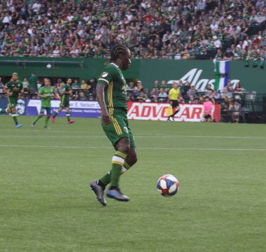 Oregon, Amerika Birleşik Devletleri - 23 Ağustos 2019 : Diego Chara Portland'daki Providence Park'ta Portland Timbers'da orta saha oyuncusu