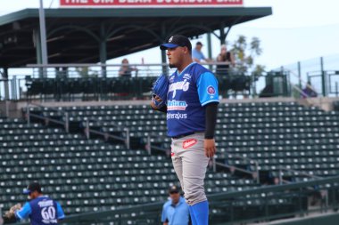 Paredez Isaac Mesa 'daki Sloan Park' taki Yaquis de Obregn atıcısı, Az / Usa Eylül 29. 2019.