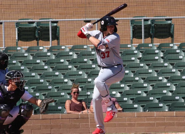 Jojo Romero Lanzador Para Los Escorpiones Scottsdale Salt River Fields —  Fotos de Stock