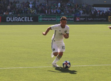 Portland 'daki Providence Park' taki San Jose Depremleri için futbol maçı, 6 Ekim 2019..