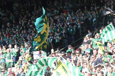 Portland 'daki Providence Park' taki keresteciler ordusu ya da 6 Ekim 2019.