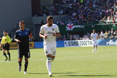 Portland 'daki Providence Park' taki San Jose Depremleri için futbol maçı, 6 Ekim 2019..