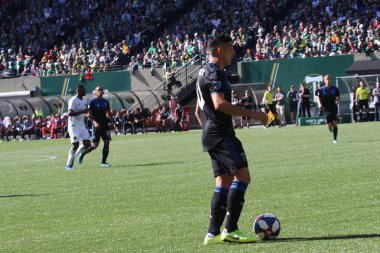 Portland 'daki Providence Park' taki San Jose Depremleri ya da 6 Ekim 2019.