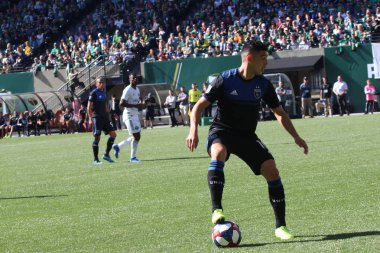 Portland 'daki Providence Park' taki San Jose Depremleri ya da 6 Ekim 2019.