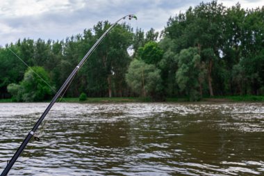 Dönüş ve akşam gölü ya da nehri. Bir oltaya yakın dur.
