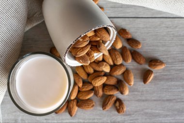 Alternatif sütlü badem sütlü fındıklı.