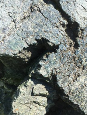 Yeşil taşın rahatlaması ve dokusu yakın plan