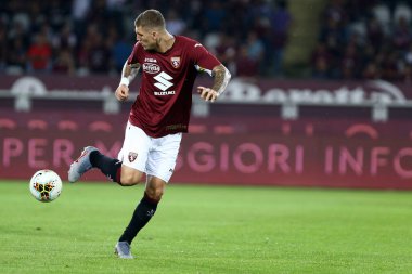 Torino, İtalya - 16 Eylül 2019. İtalyan Serisi A. Torino Fc, Torino FC 'den Lecce .Lyanco' ya karşı. .